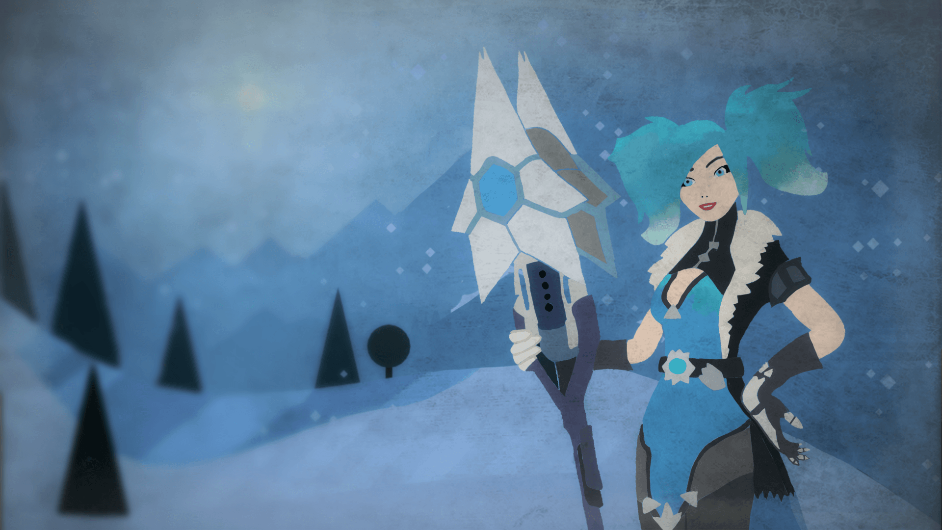 Wallpapers : Black Ice Evie