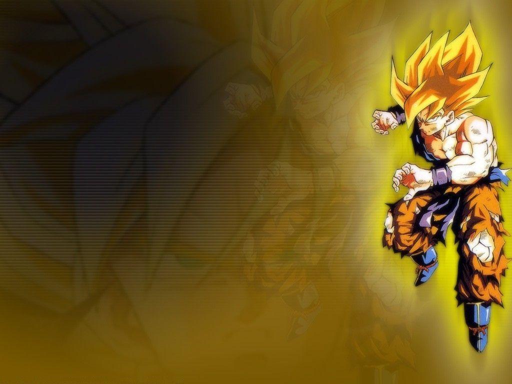 Dragonball Son Goku Super Saiyan Wallpaper download for PC Anime