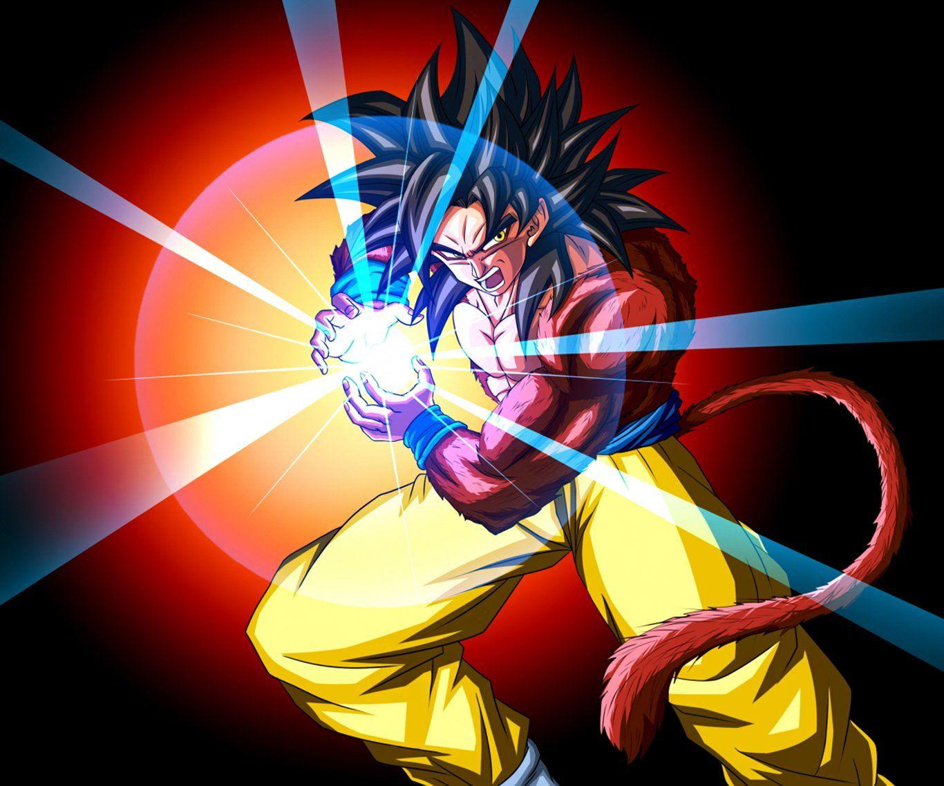 Download Super Saiyan 4 Goku DBZ 4K Wallpaper, imagem do goku