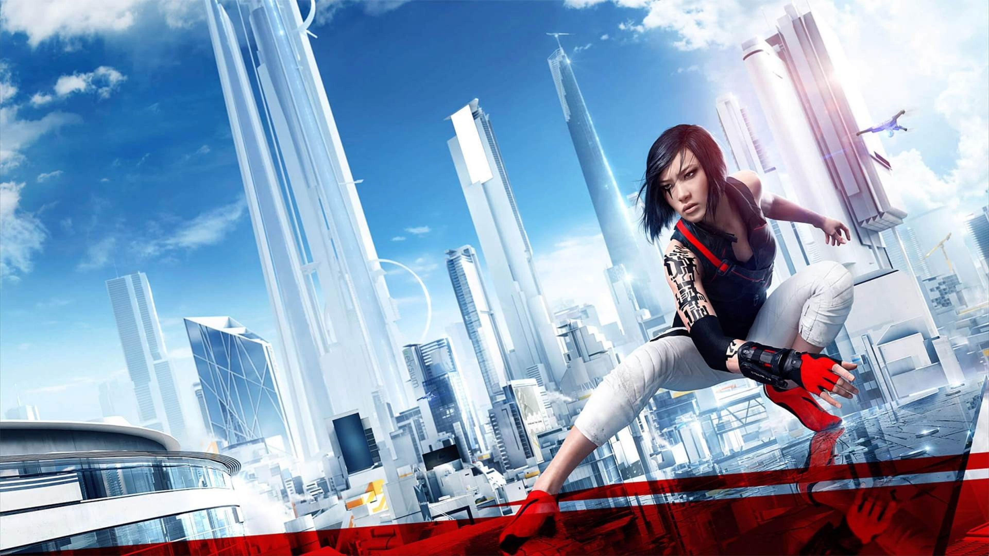 Wallpaper look, girl, Mirror's Edge, Celeste images for desktop,  section игры - download