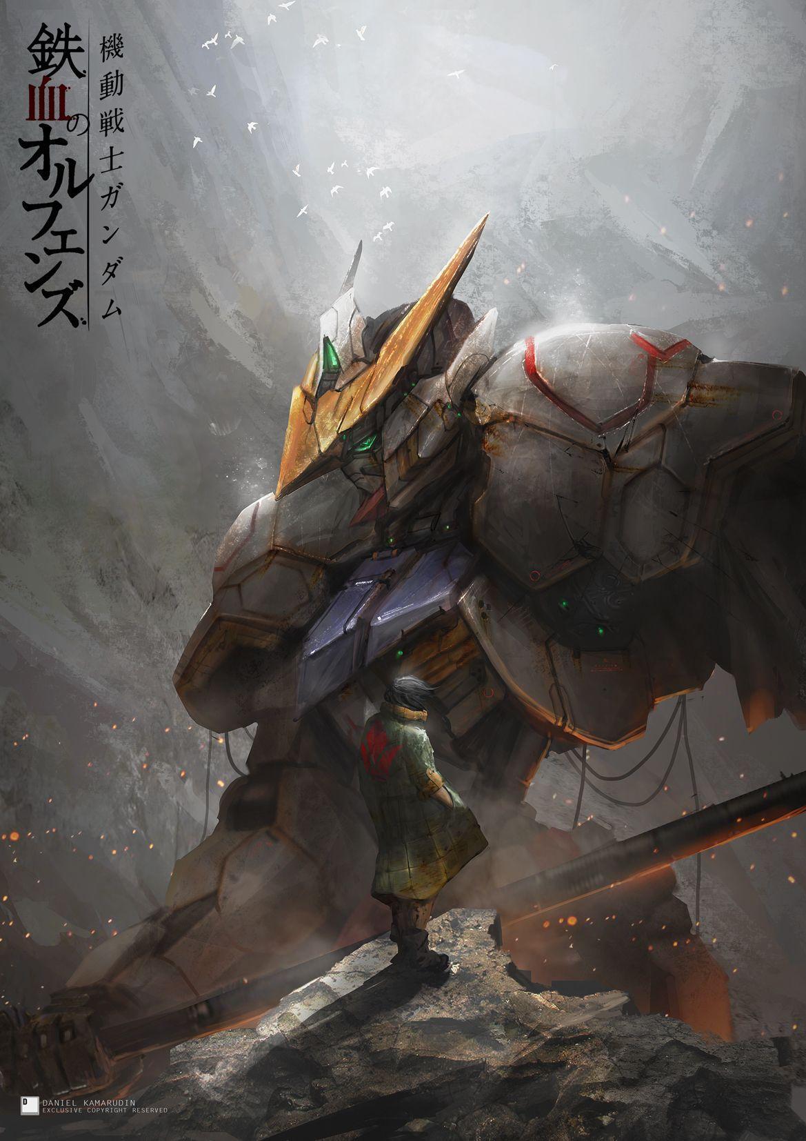 Lord Kara - Gundam Barbatos 3D Wallpaper by dr12002610