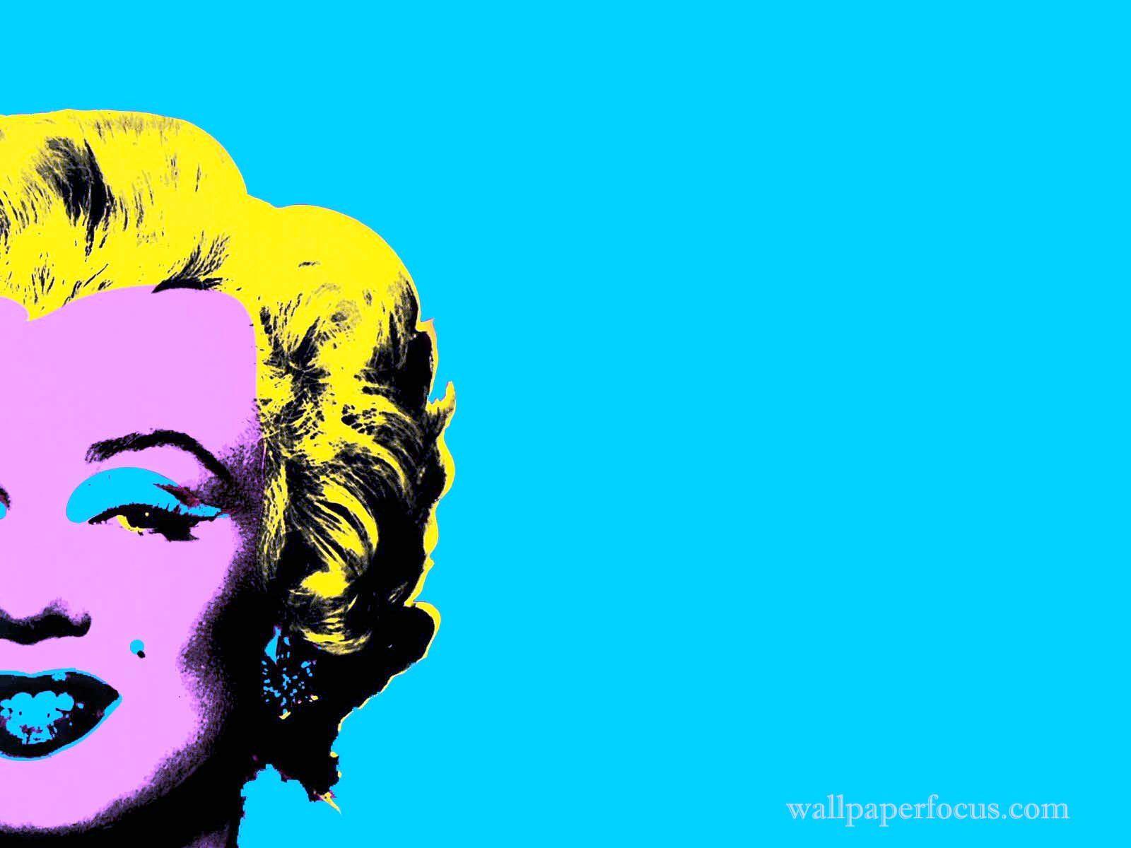 Pop Art Andy Warhol Wallpaper Background. A. Andy