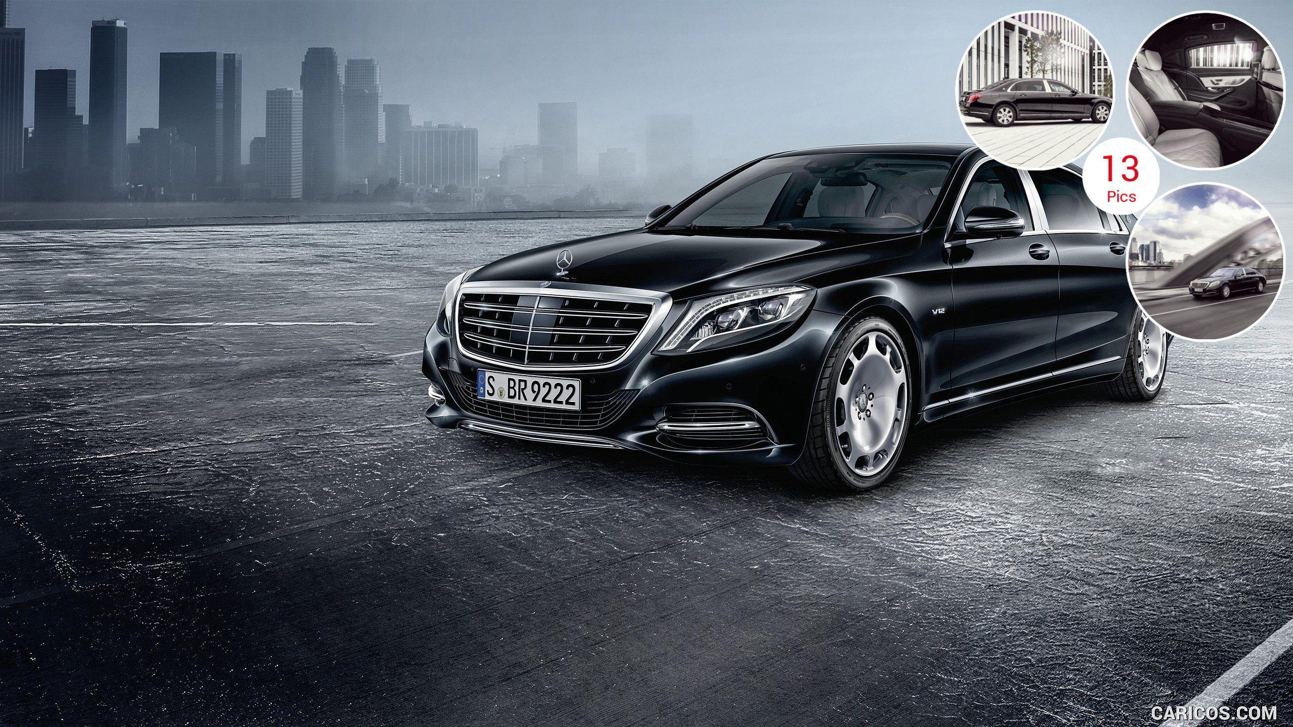 Mercedes Maybach S600 Guard. HD Wallpaper
