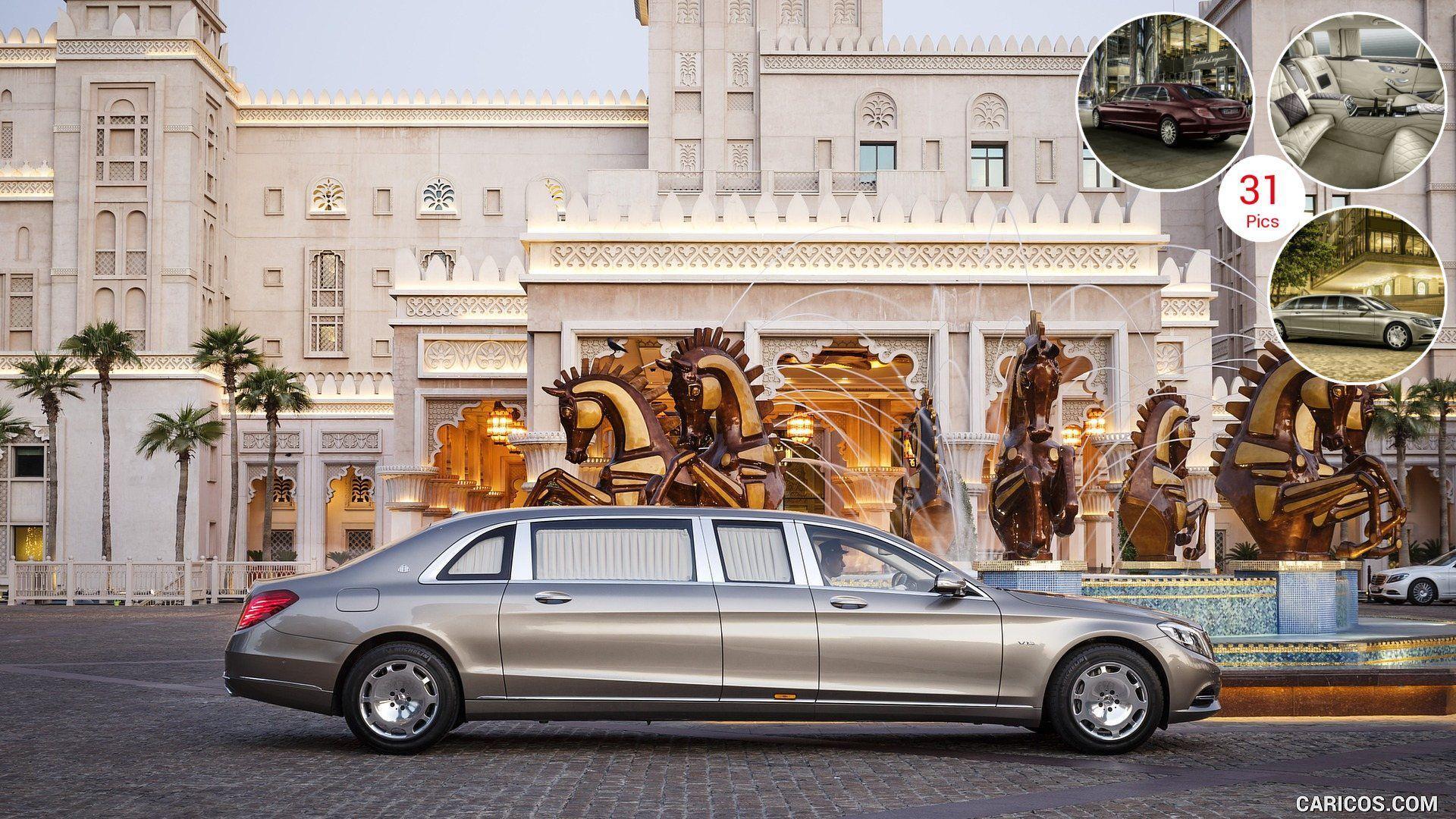 Mercedes Maybach S600 Pullman In Dubai. HD Wallpaper