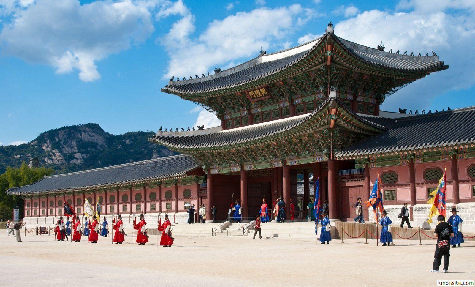 Wallpaper ›› Gyeongbok Palace Seoul South Korea Wallpaper