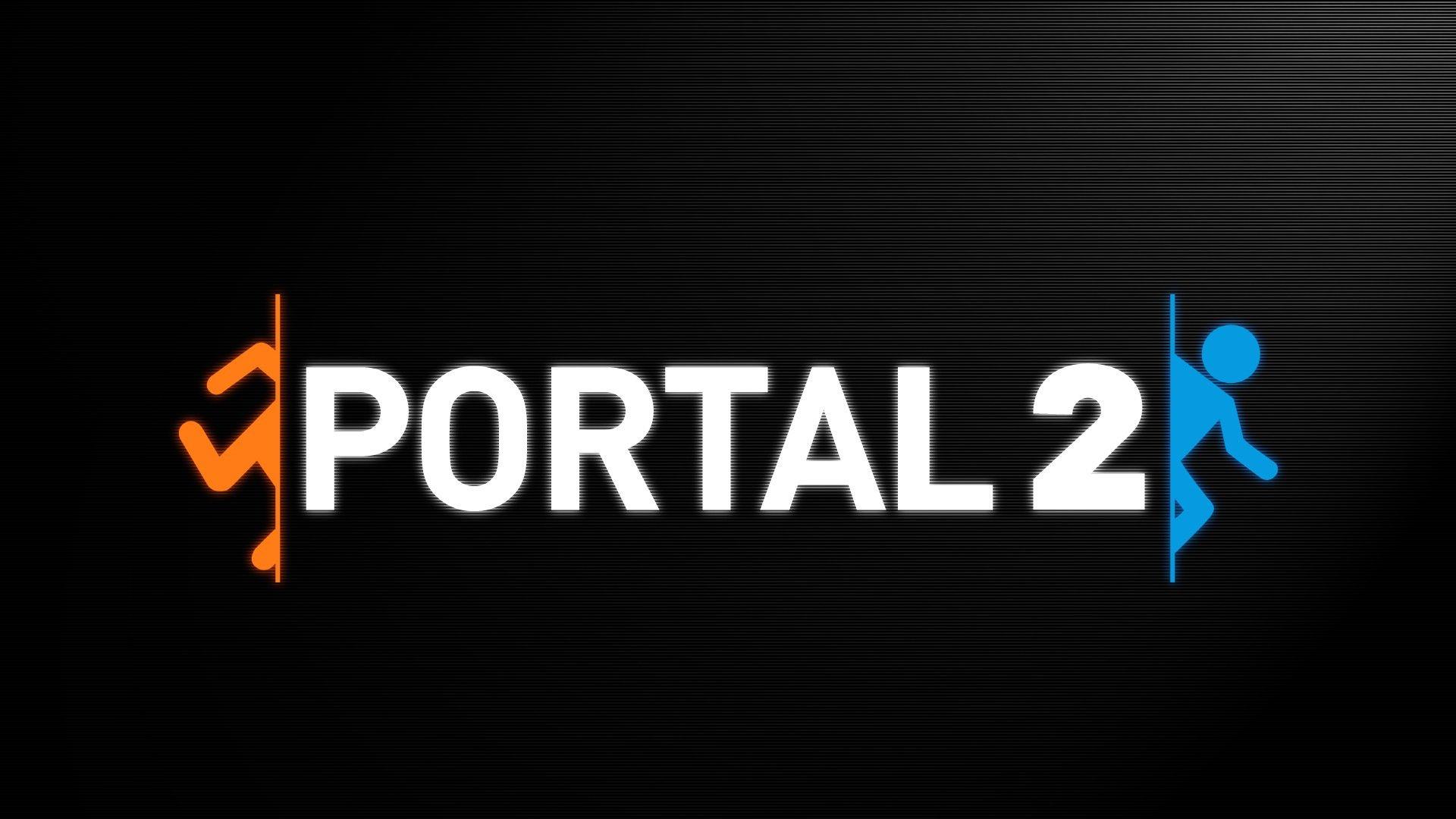 Portal Video Games, Valve, Simple, Black Background, Minimalism