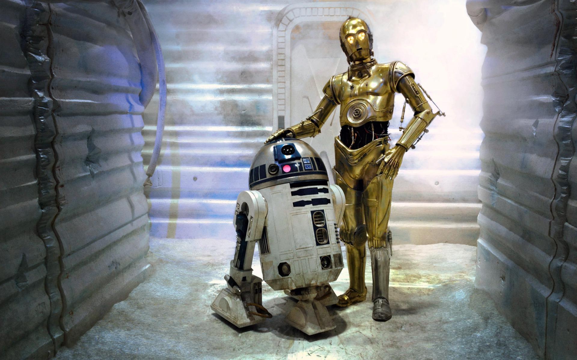 R2 D2 & C 3PO Best Friends HD 16 10