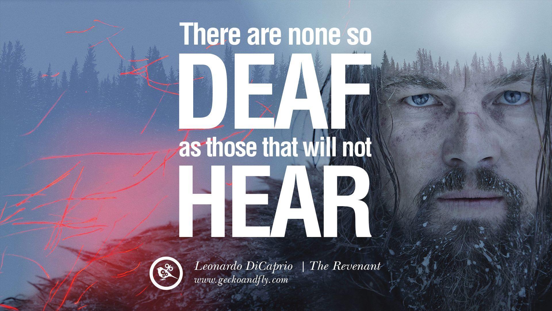Awesome Leonardo DiCaprio Movie Character Quotes