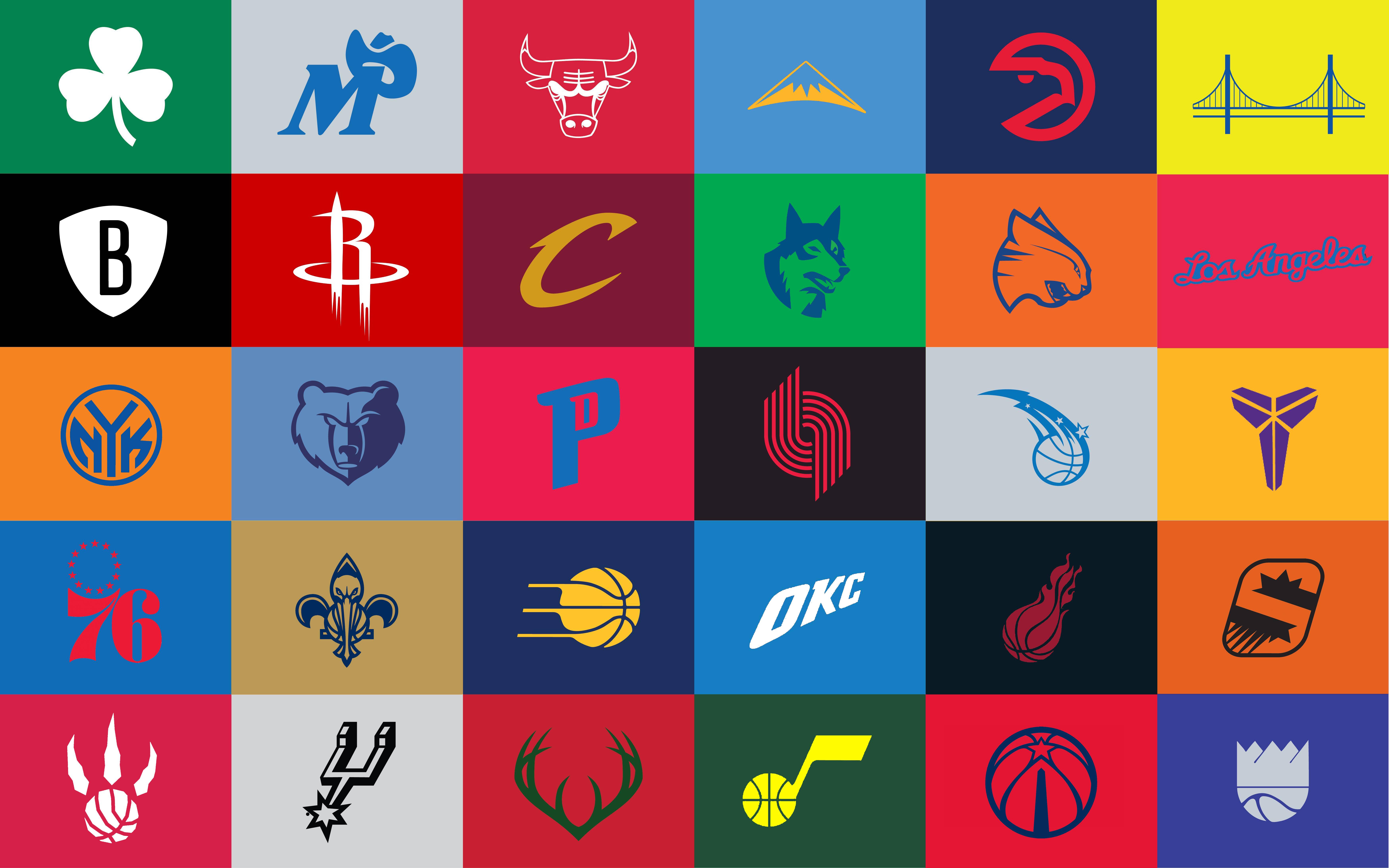 I made a few adjustments to the minimalist NBA logos wallpaper made