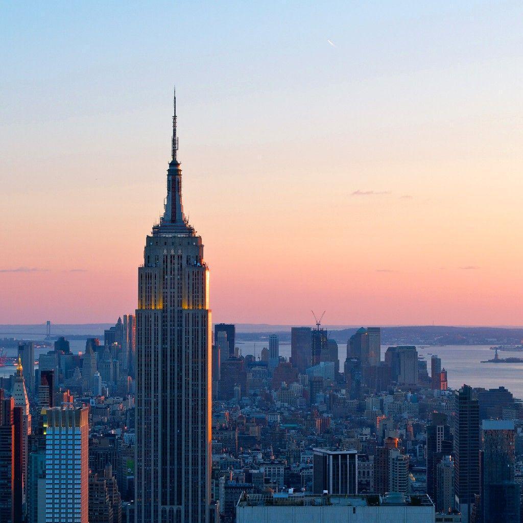 Empire State Building At Dusk HD