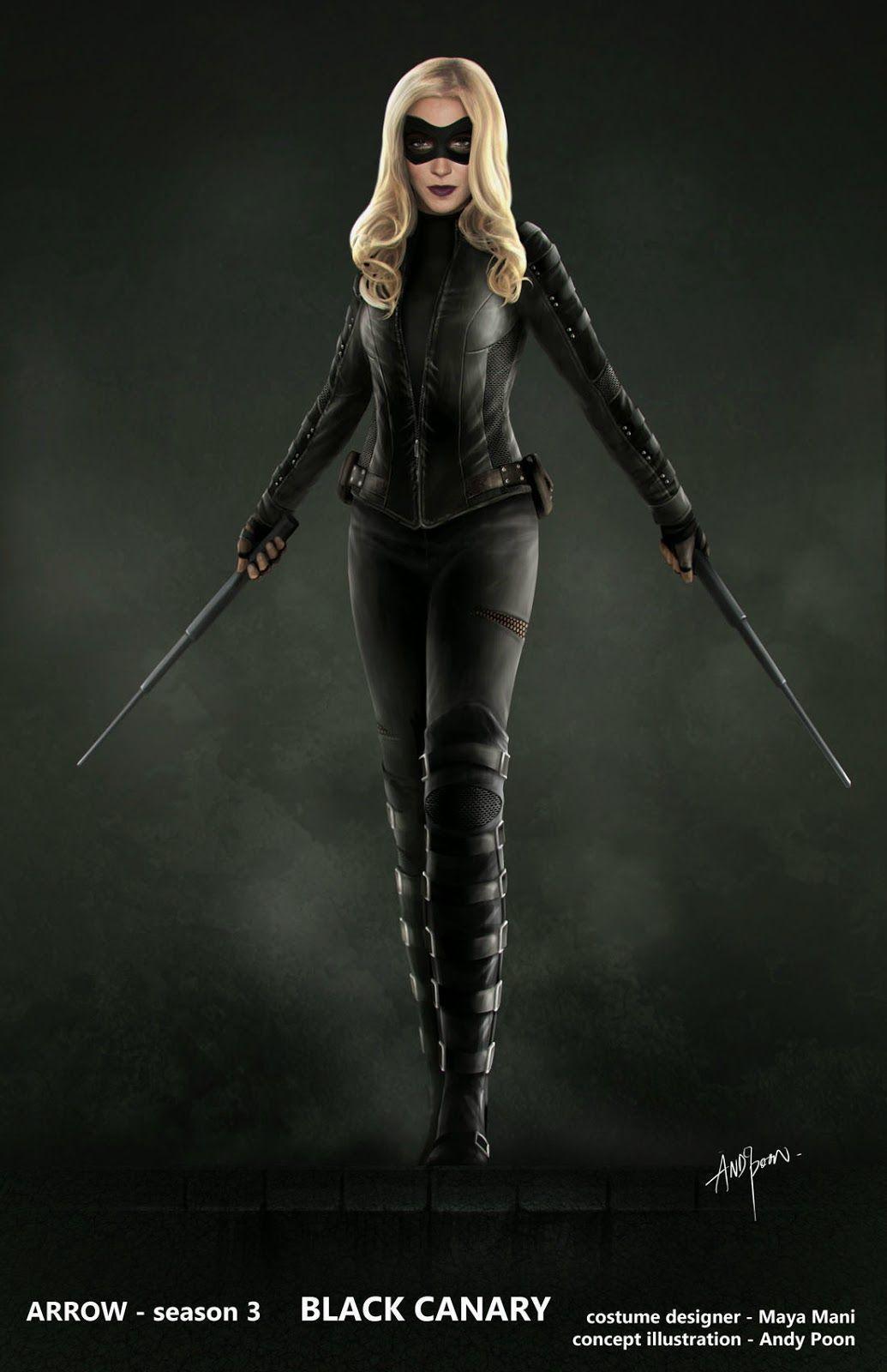 Katie Cassidy Black Canary Costume