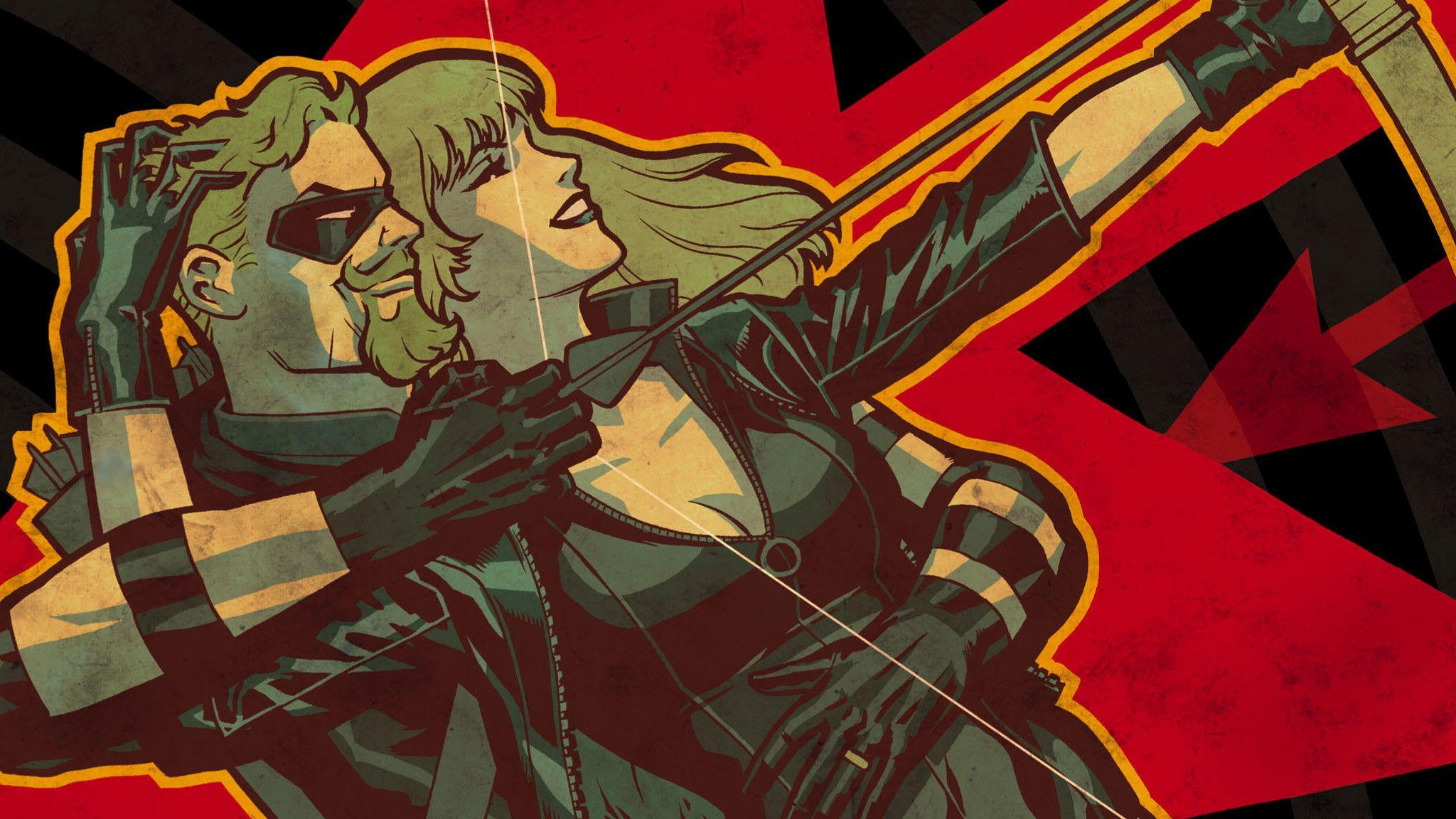 Green Arrow & Black Canary [2048x1152]
