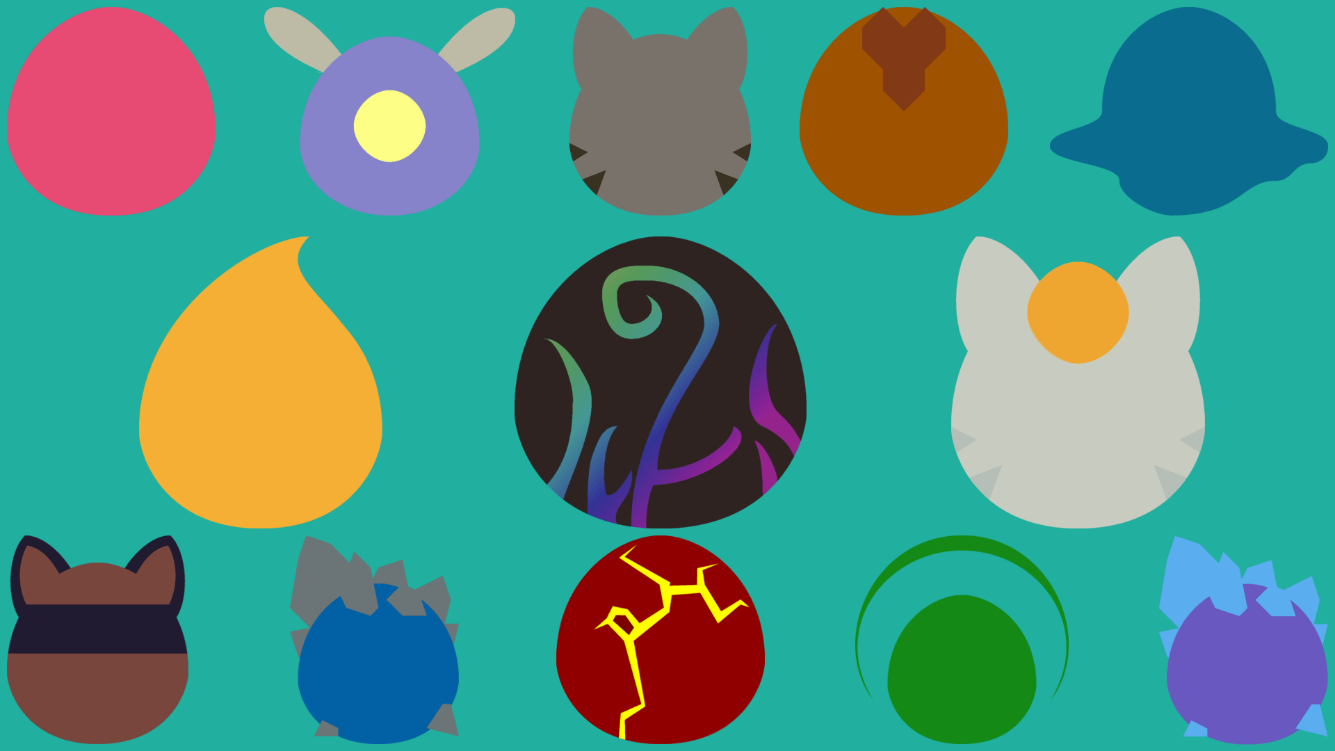 I made a minimalist slime rancher wallpaper, tell me your thoughts