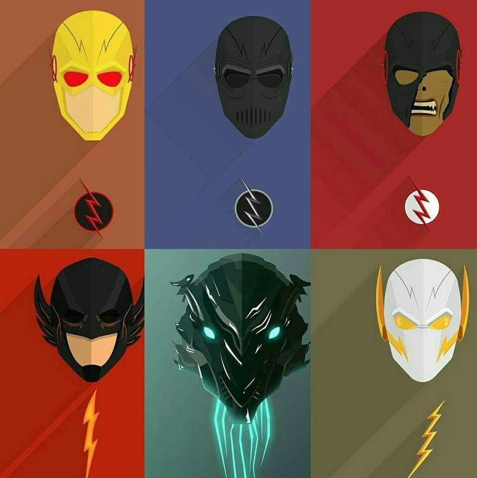 Reverse Flash, Zoom, Black Flash, The Rival, Savitar and Godspeed