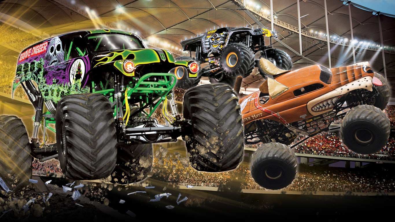 Monster Mutt Monster Truck Wallpaper