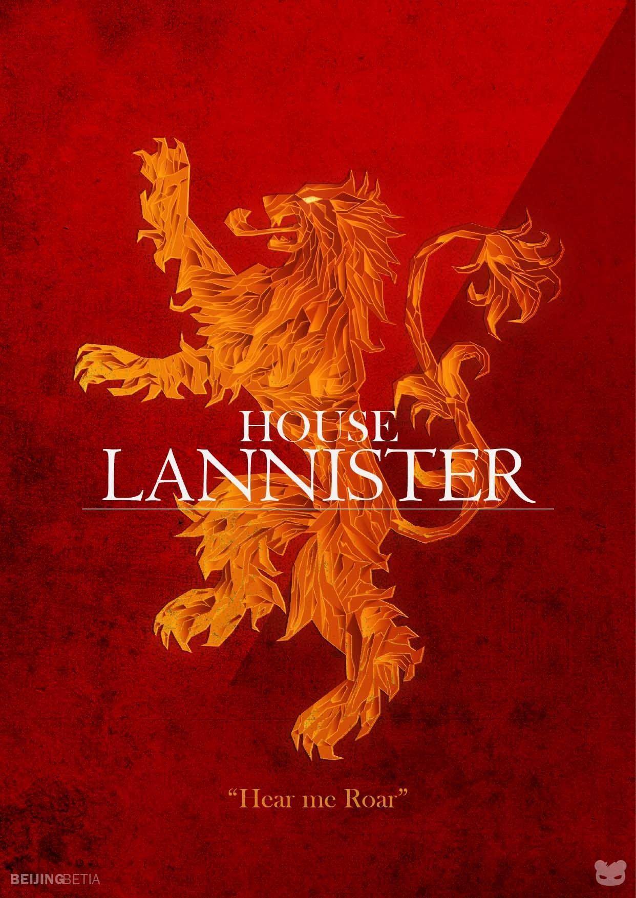 Download Panel Of Sigil House Lannister Wallpaper | Wallpapers.com