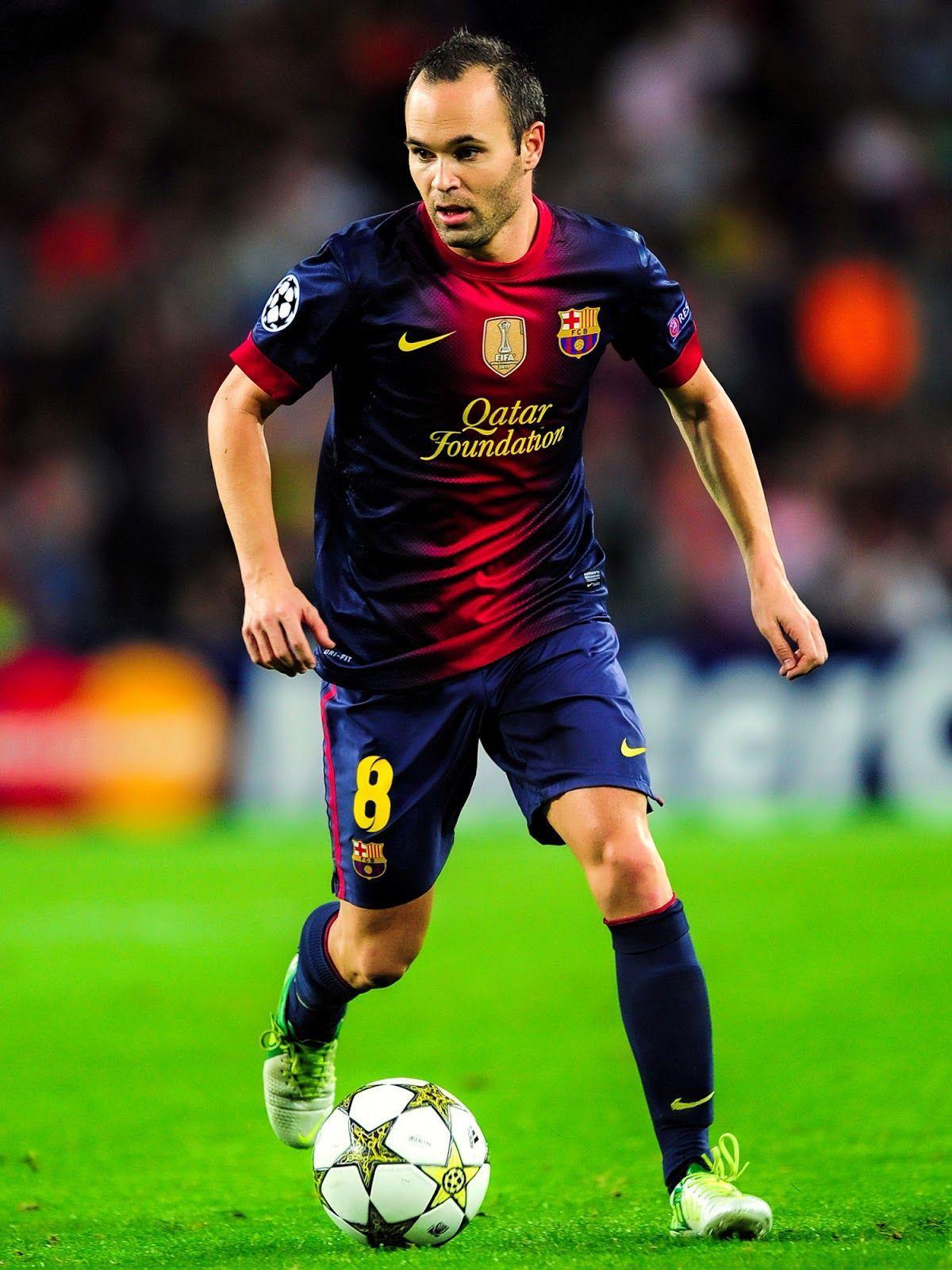 Andres Iniesta New FC Barcelona Club captain 2015. HD Wallpaper
