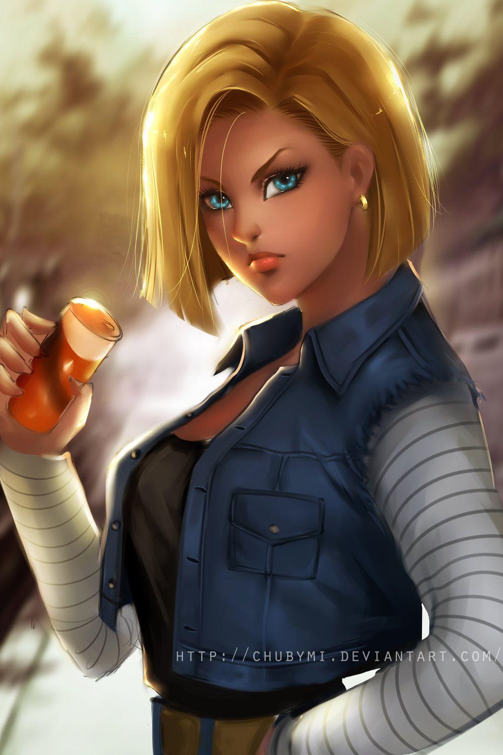 Android 18 .NSFW optional. by sakimichan