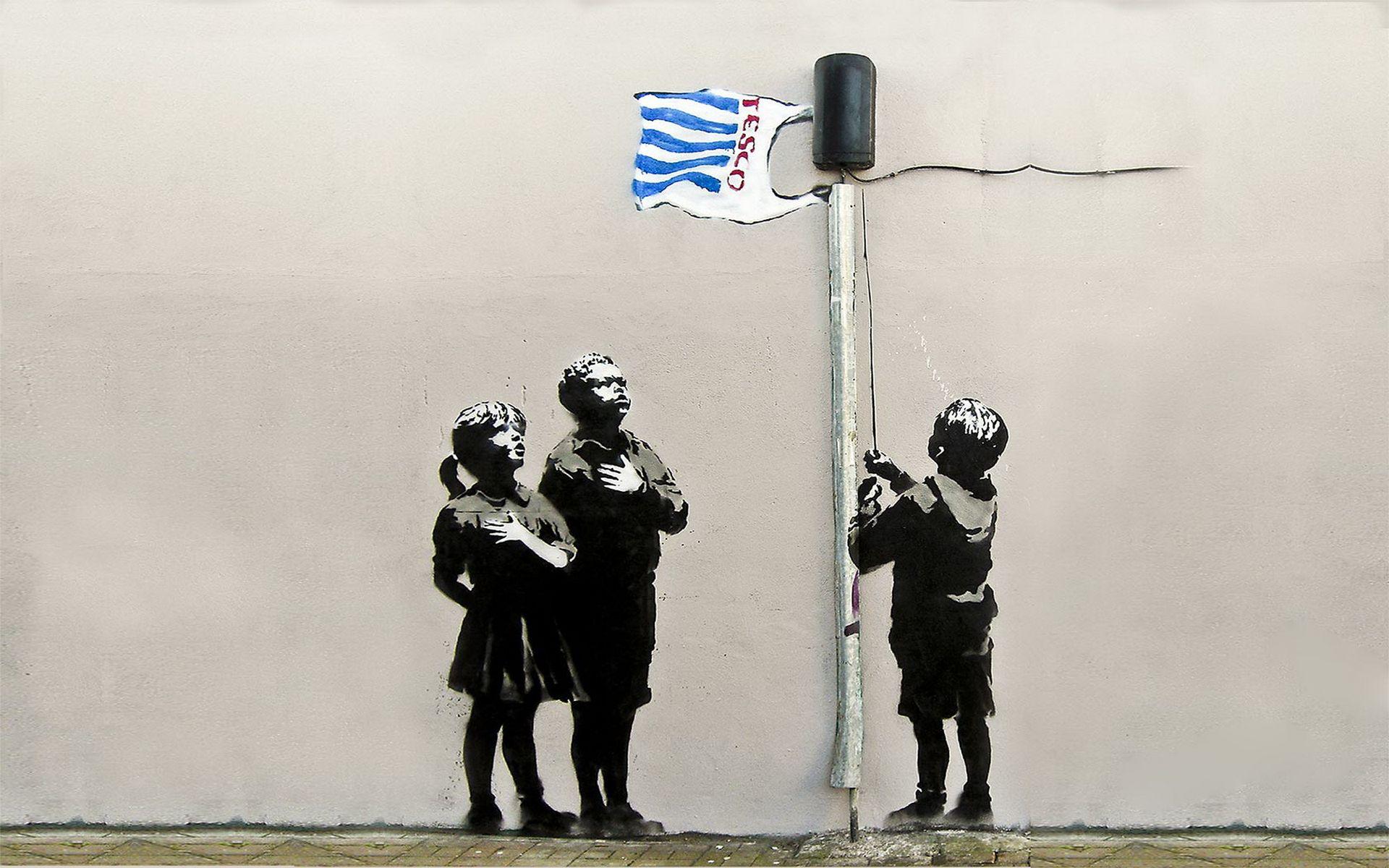 Download Free Banksy Art Wallpaper PixelsTalk.Net