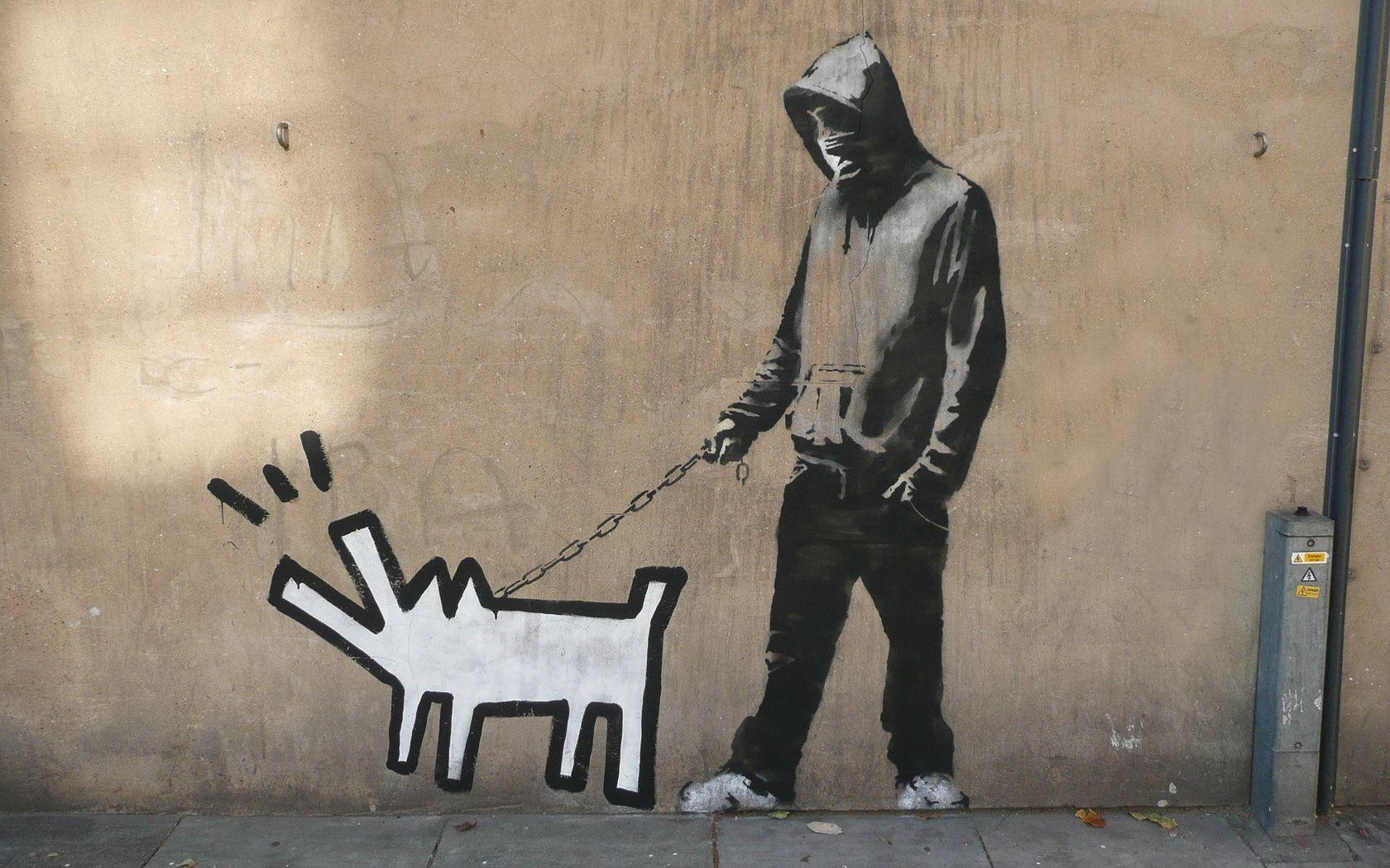 Graffiti, Haring Dog, Banksy Wallpaper and Picture