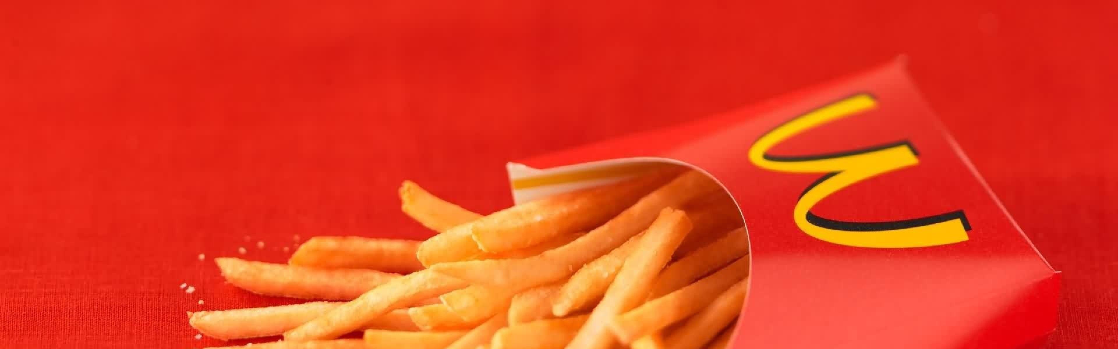 Download Wallpaper 3840x1200 Mcdonalds, French fries, Food, Fast