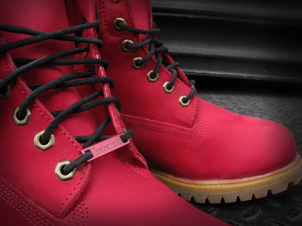 Red Timberlands For Women