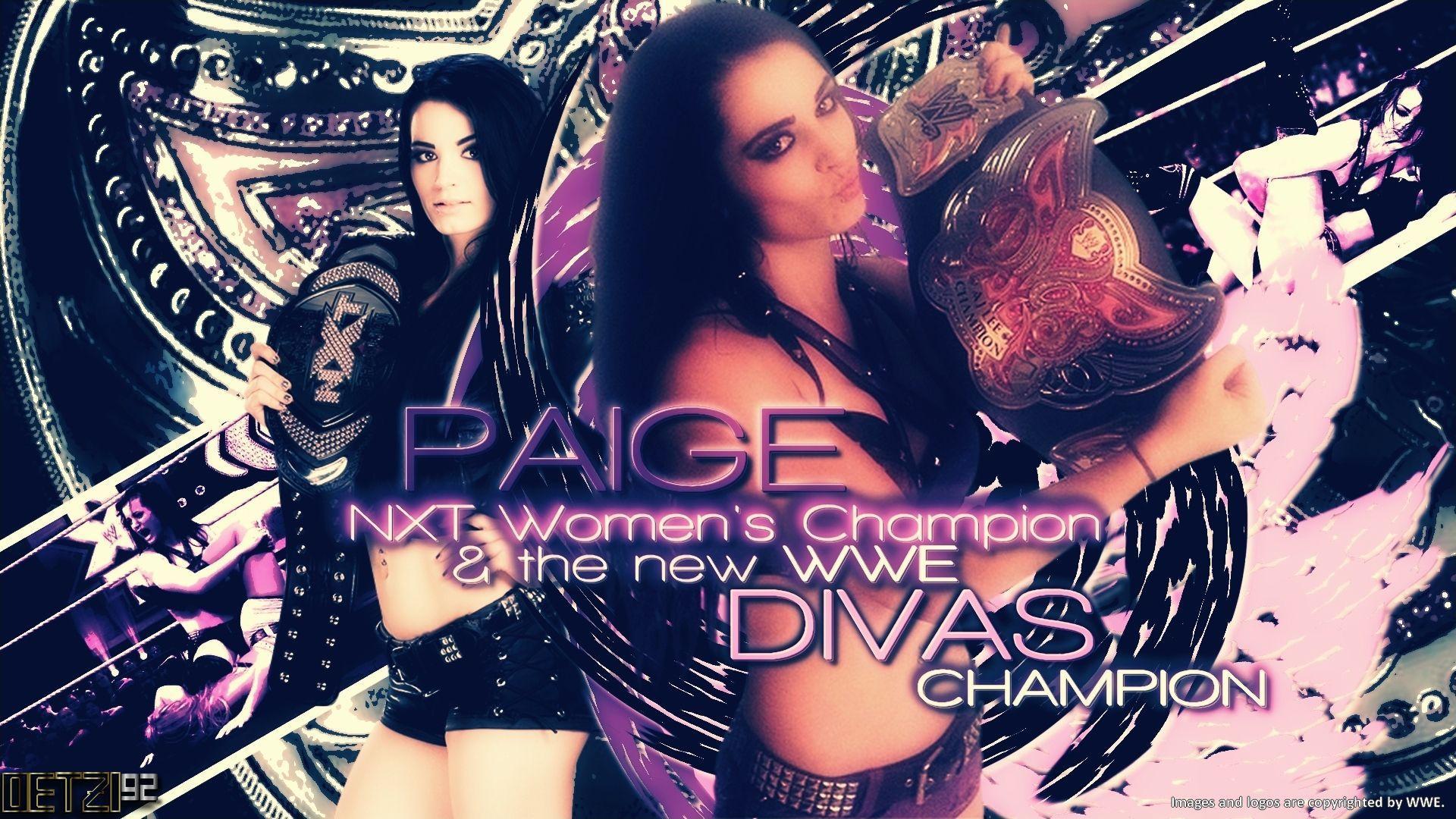 WWE NXT Diva Paige Custom Wallpaper