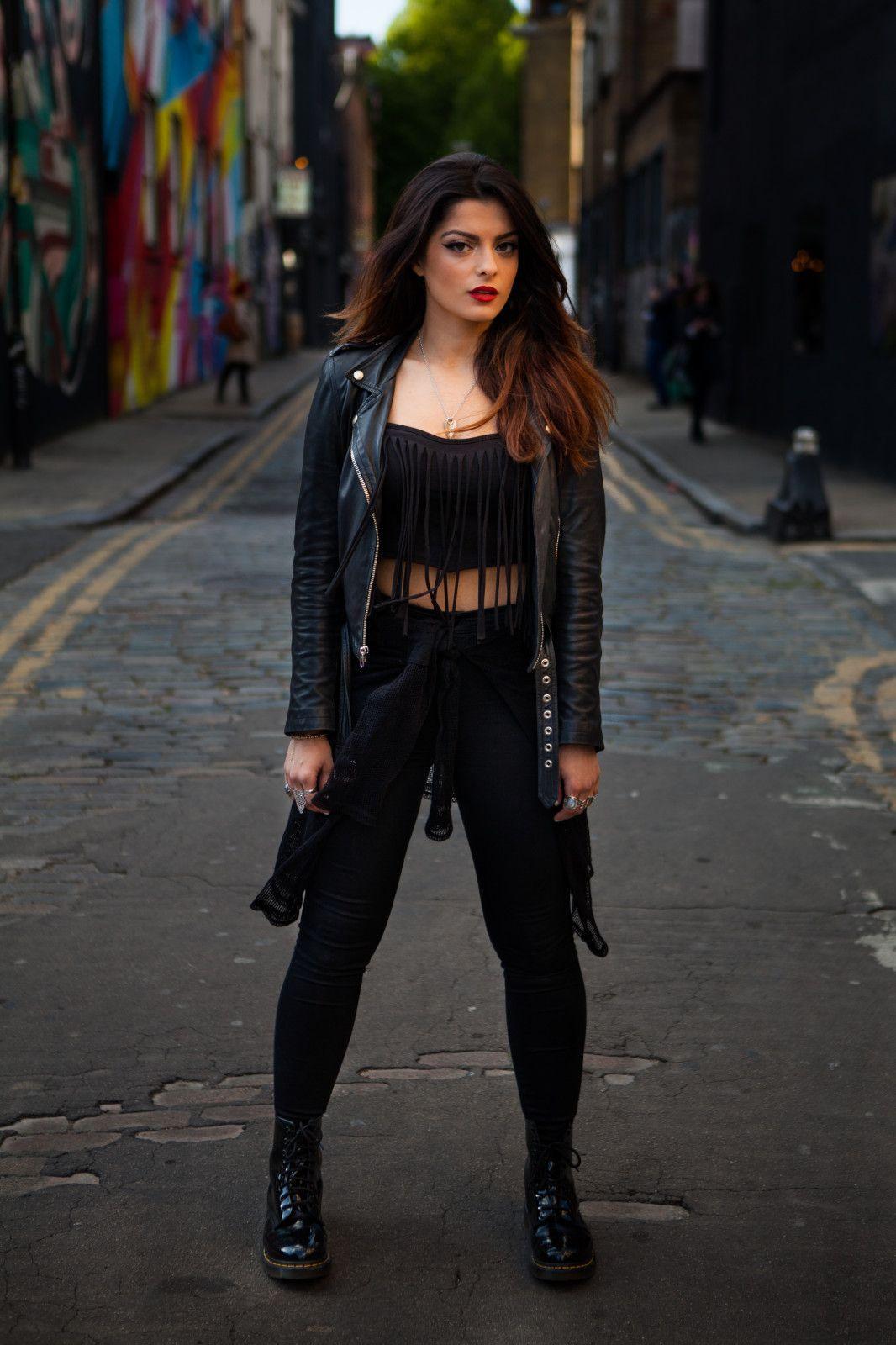 Bebe Rexha Malhotra Photohoot. Celebrities In Leather