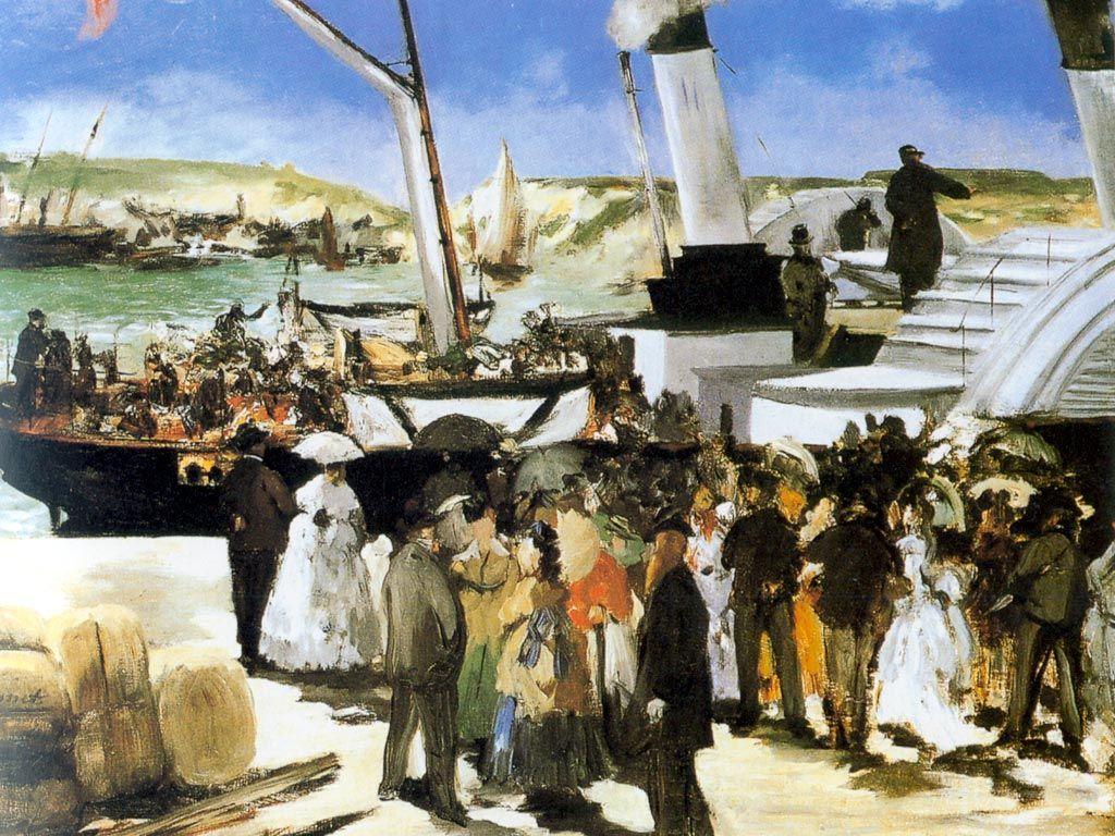 Artiste Peintre impressionniste Edouard Manet Fond d'ecran