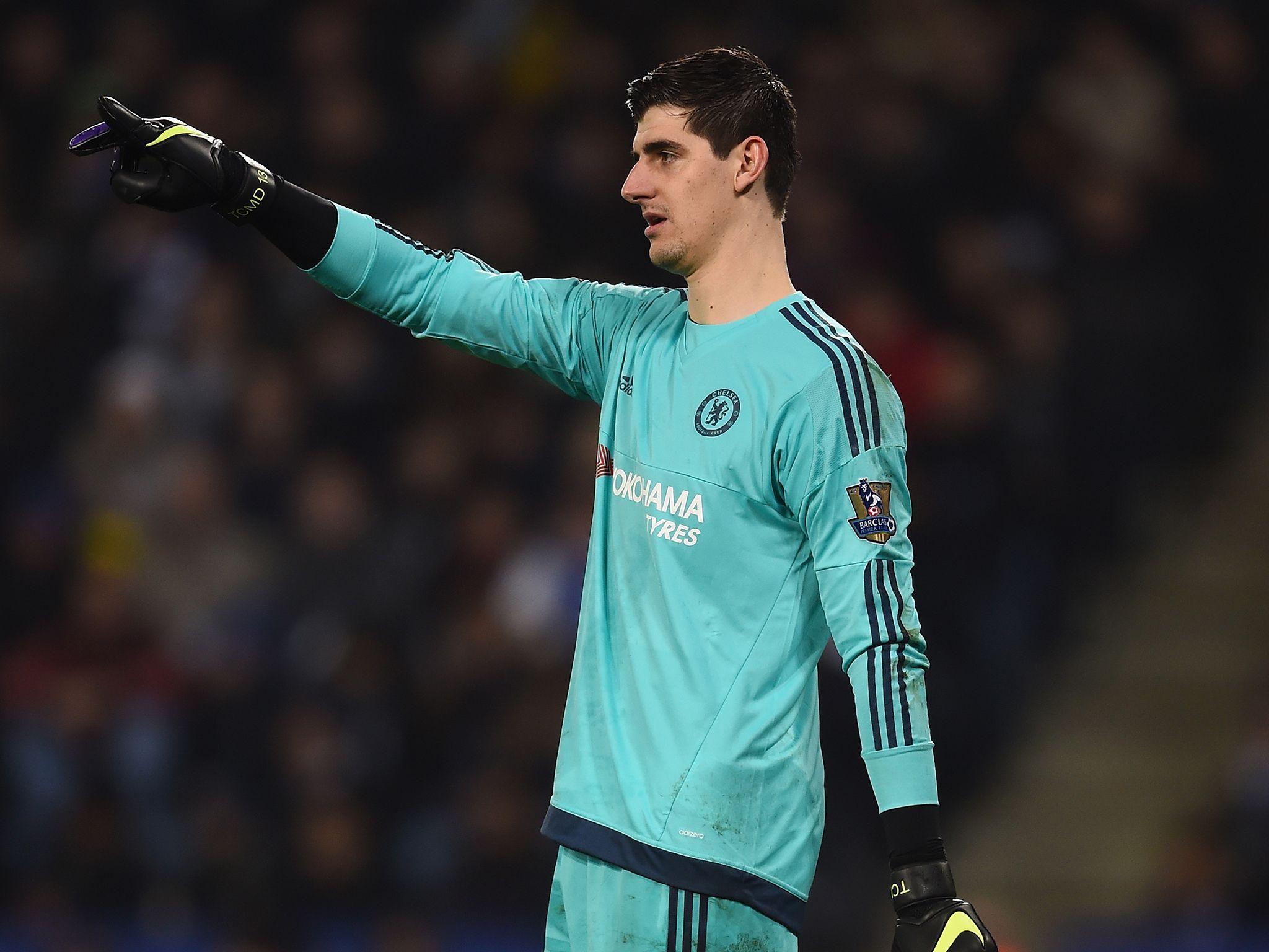 Chelsea's Thibaut Courtois frustrated as Champions League hopes