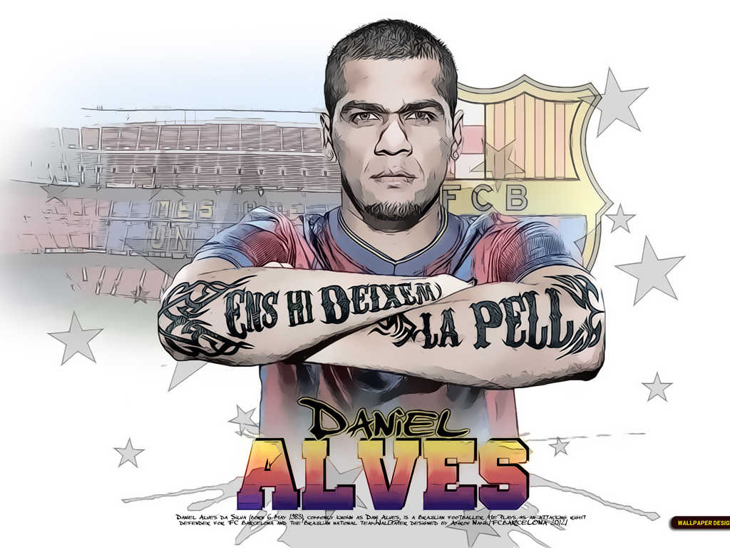 Dani Alves Tattoo 2012. Wallpaper, Photo, Image and Profile