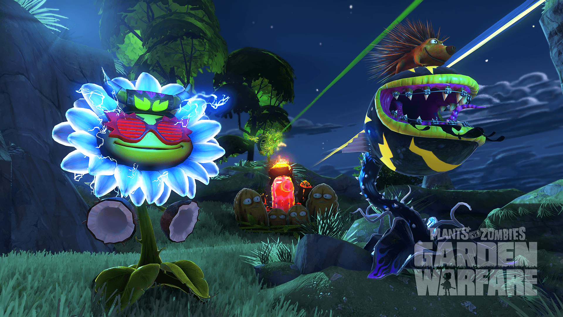 plants vs zombies sunflower in game
