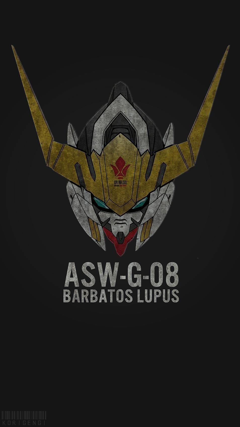 Barbatos Lupus Head Korigengi. Wallpaper Anime. Korigengi
