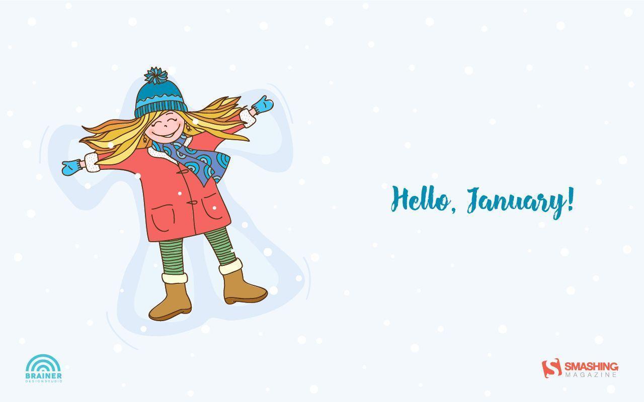 January 2018 Calendar Wallpaper