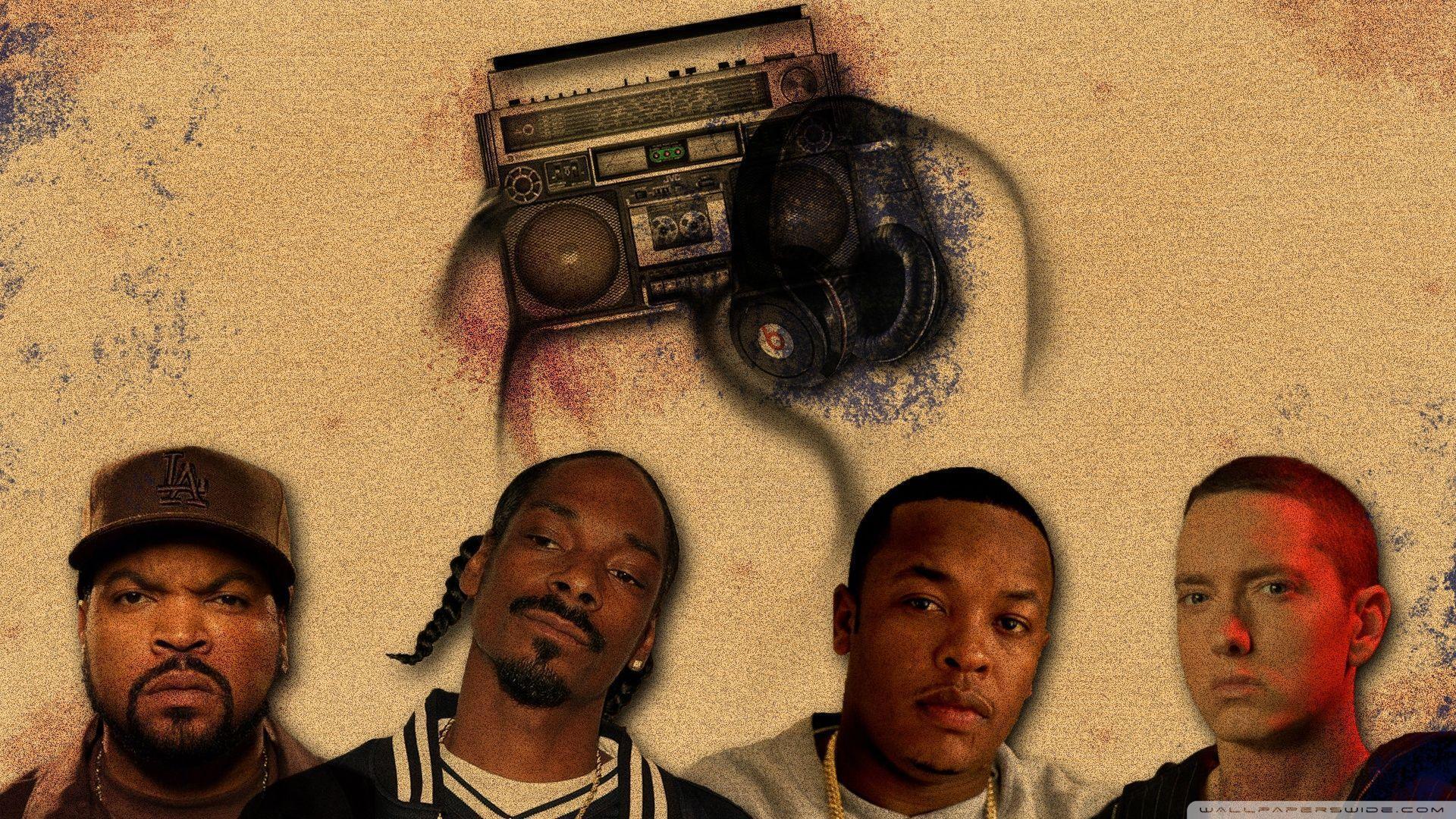 Ice Cube, Snoop Dogg, Dr Dre & Eminem HD desktop wallpaper