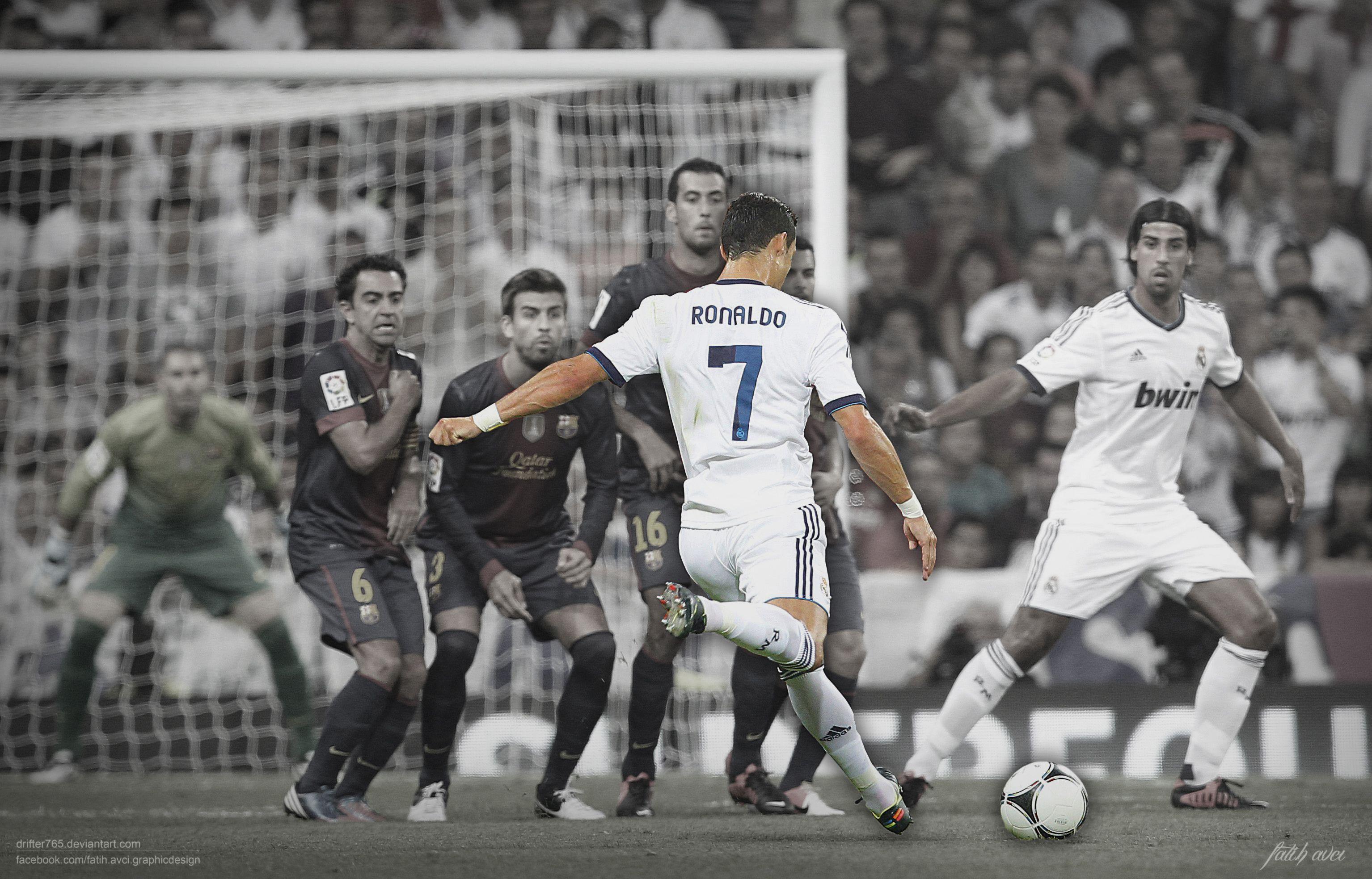 Wide Cristiano Ronaldo Real Madrid 2013 Best HD Wallpaper High