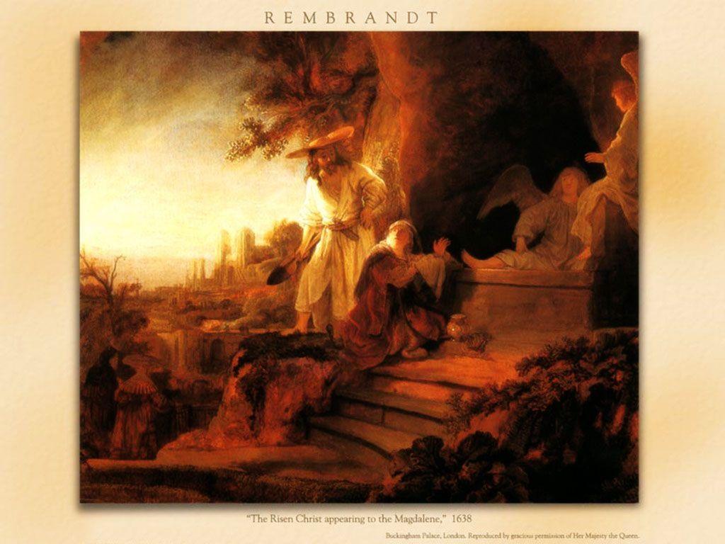 My Free Wallpaper Wallpaper, Rembrandt Risen Christ