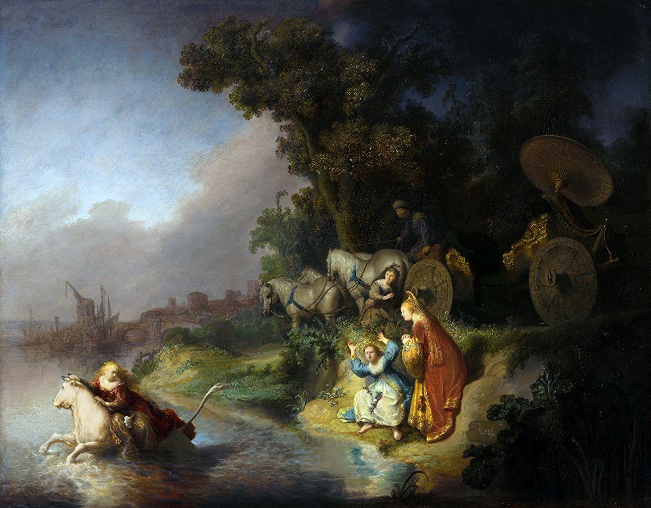 Wallpaper Rembrandt Harmenszoon van Rijn, Belshazzar's Feast, The