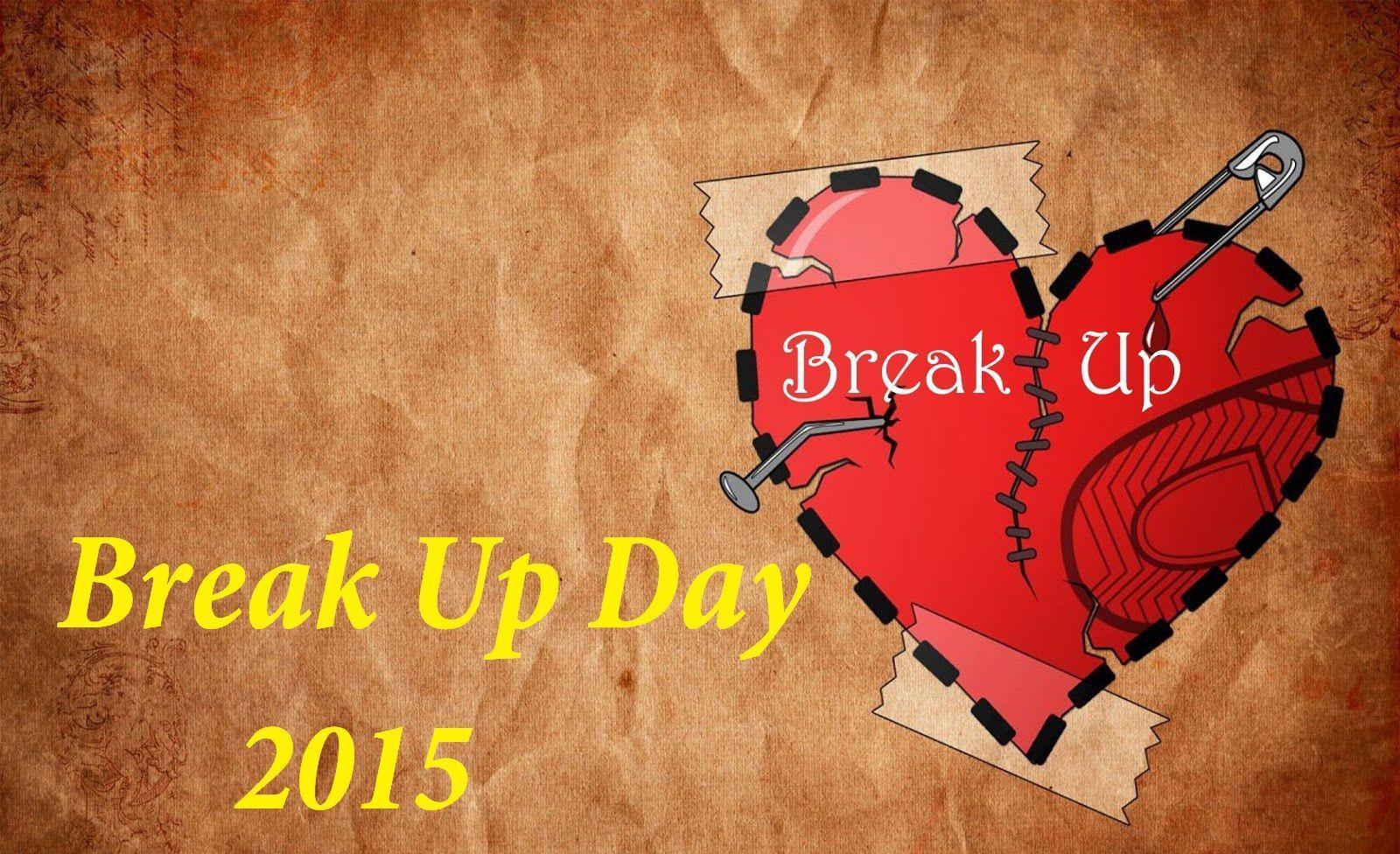 Break Up Day Status Quotes SMS Image Messages. Happy Breakup Day