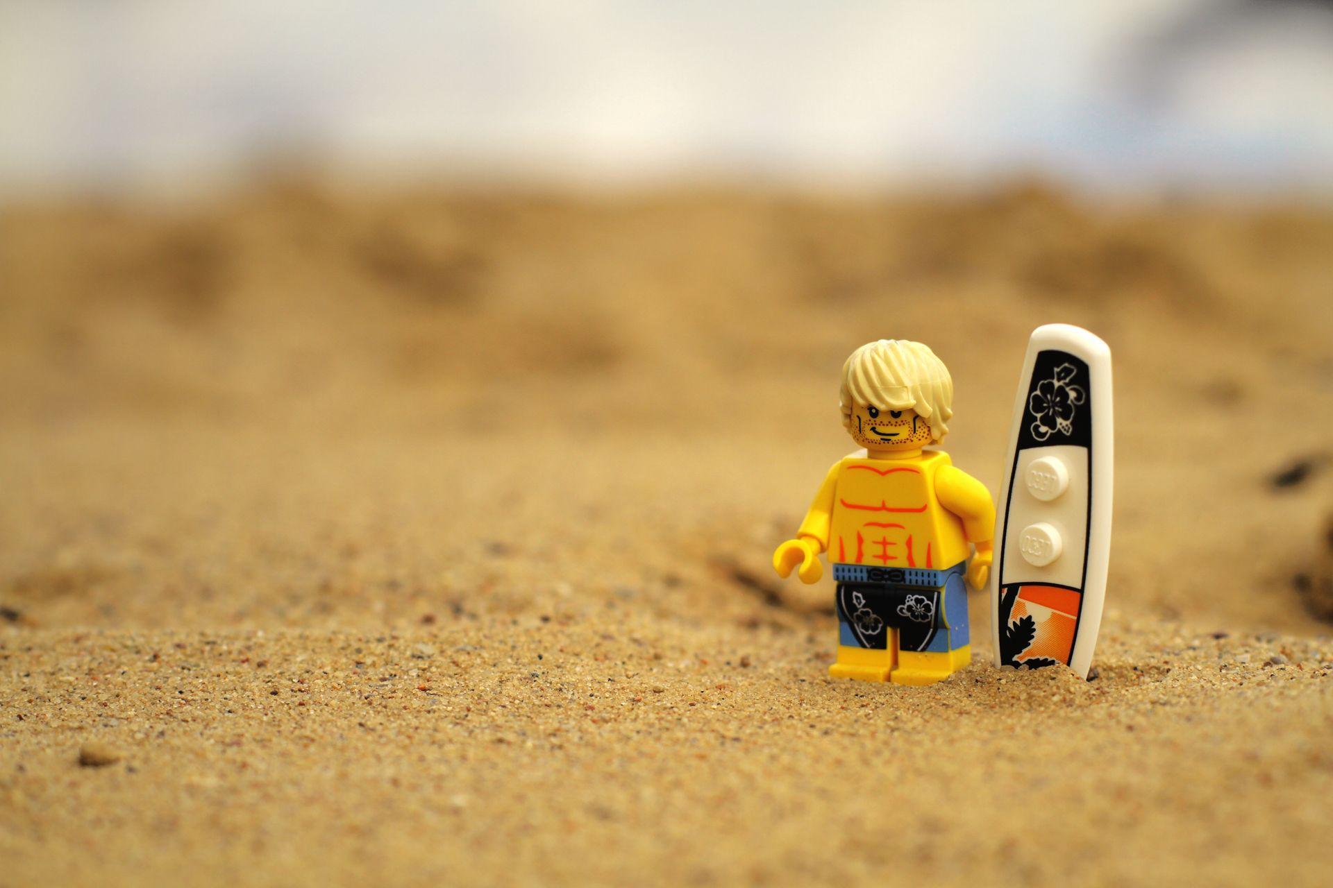 Lego surfer wallpaper desktop. Lego Minifigures Photo Wallpaper