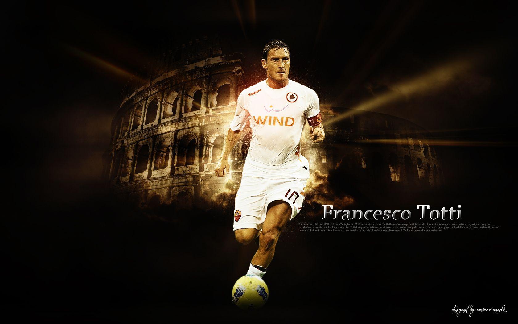 Logo Juventus Francesco Totti As Roma Legend Bola 1680x1050