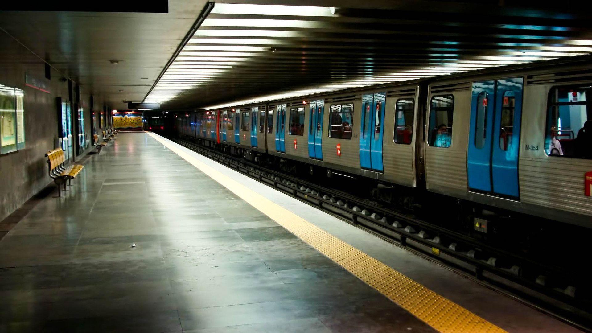 Featured image of post Anime Subway Train Background Train on railway with mountains on background