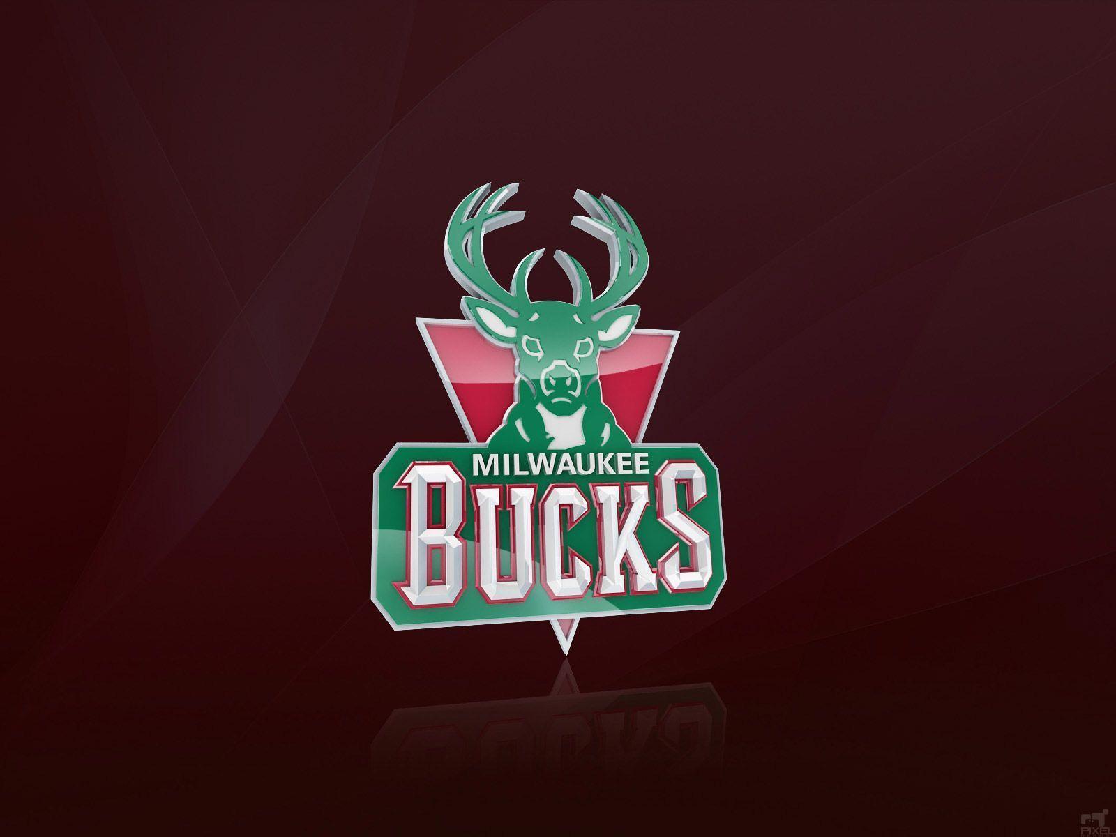 Milwaukee Bucks 3D Logo Wallpaper. Basketball Wallpaper at