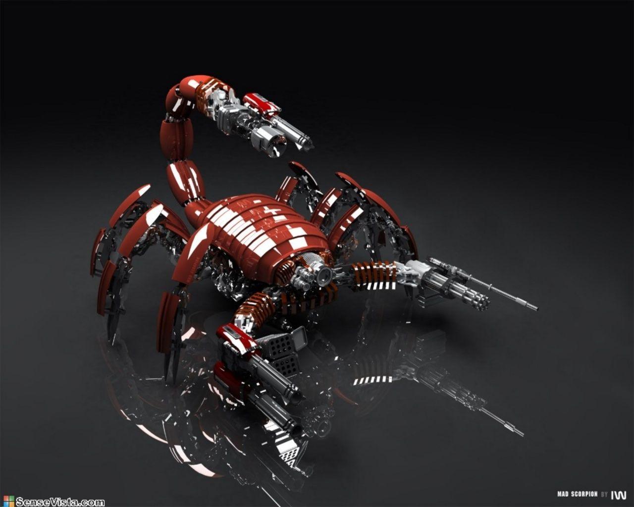Scorpion Robot HD Wallpaper for Desktop. Robots. Cas