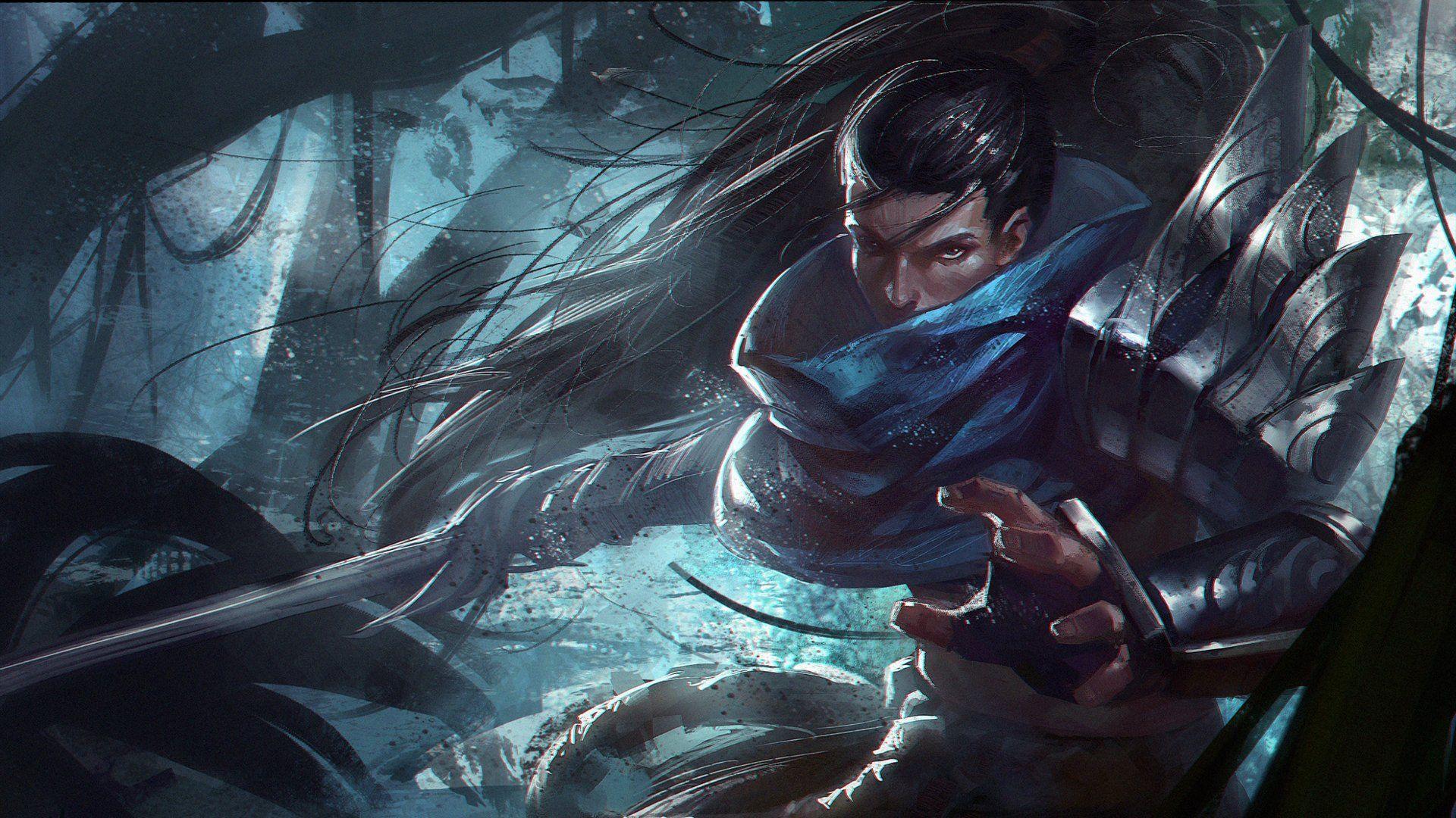 Yasuo HD Wallpaper of Legends by X.fourx1221
