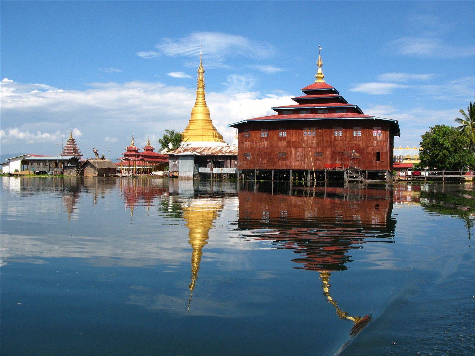 Picture Inle Lake, Myanmar Cities Building