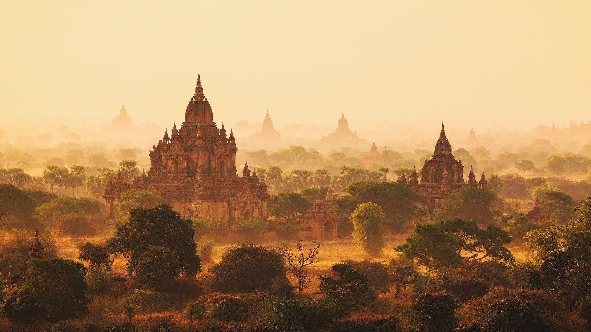 artwork, Painting, Myanmar, Burma Wallpaper HD / Desktop