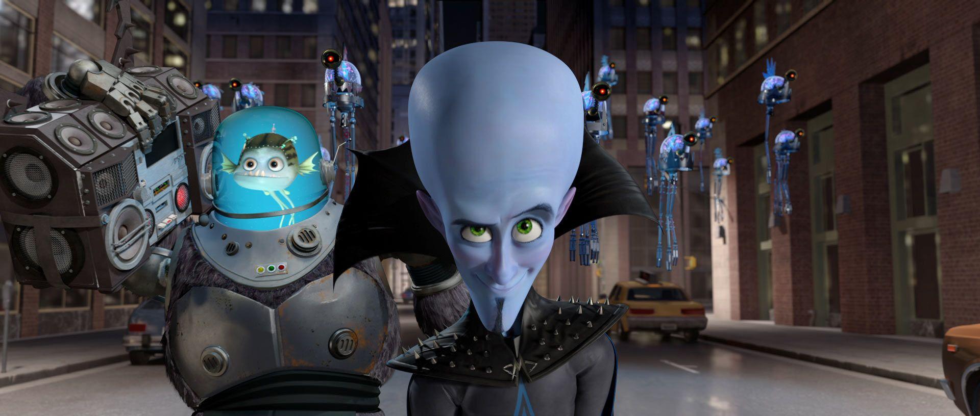 Megamind and Minion Desktop Wallpapers.