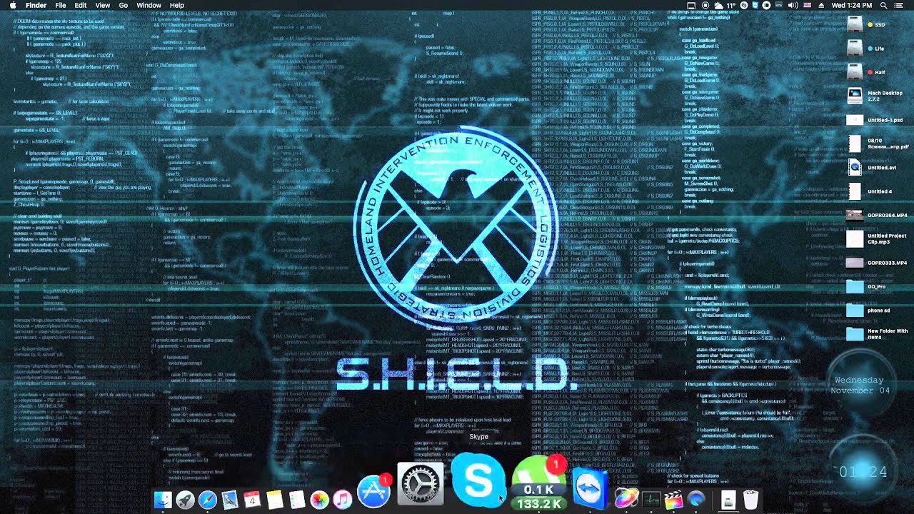 Shield living wallpaper mac
