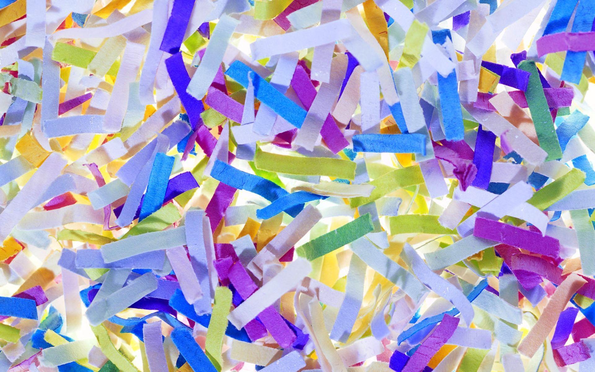 Lovely HD Confetti Wallpaper